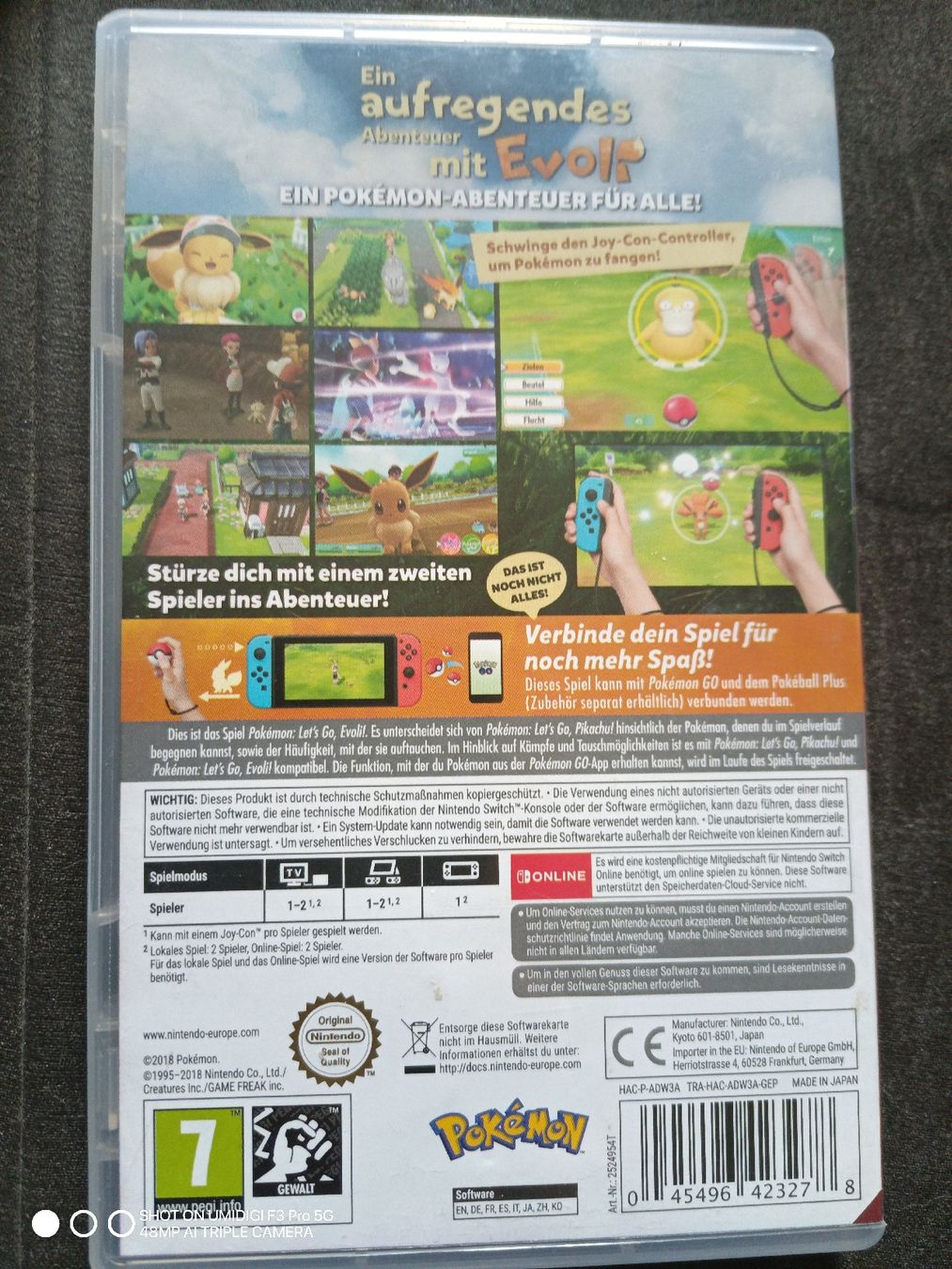 Nintendo Spiele: Nintendo Switch Pokémon Let's Go Evoli Spiel – Gebraucht aus Aarwangen von to-hirschi 1