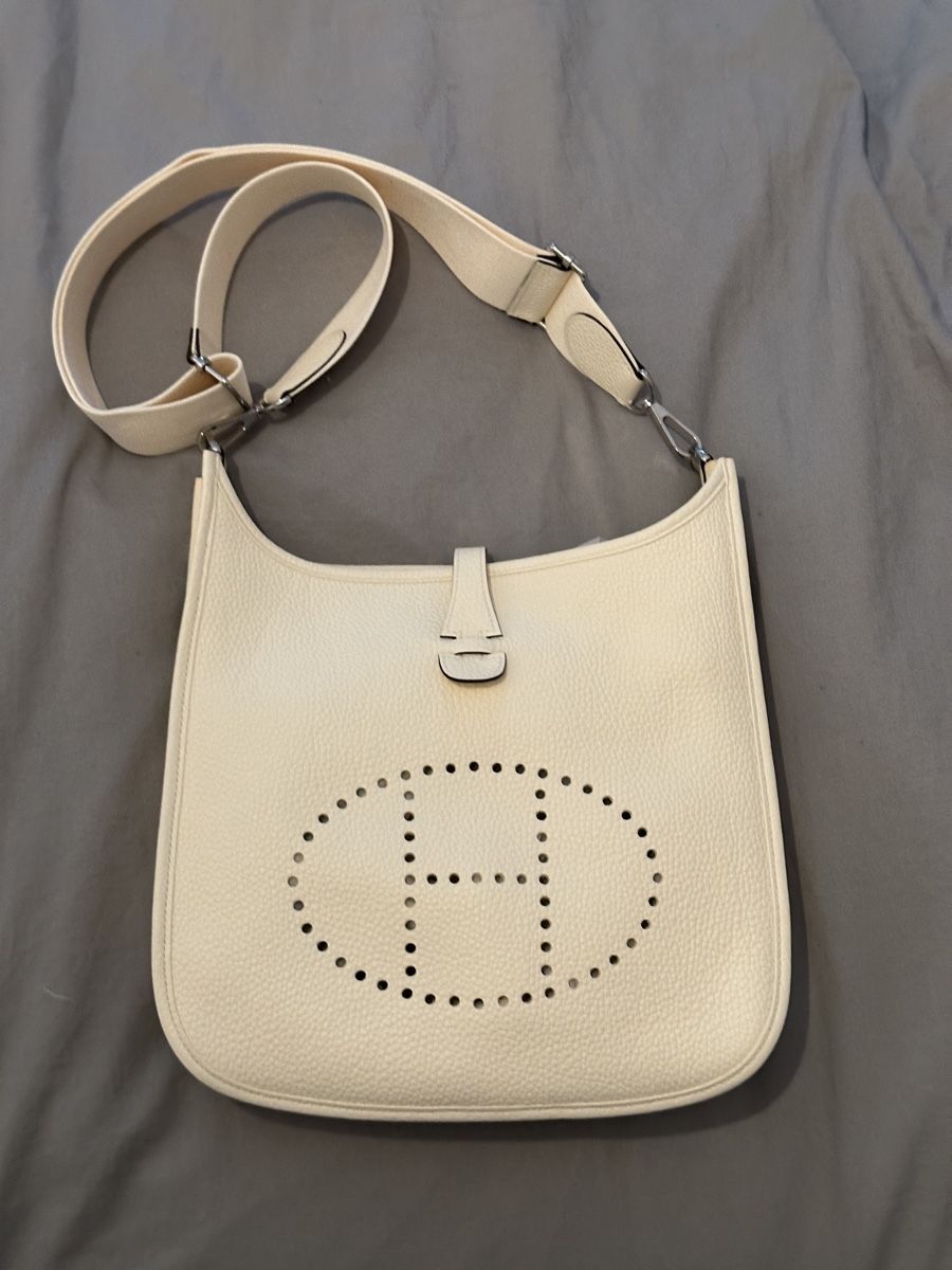Hermès Borse da donna: Hermes Evelyne 29 Nata Color, Palladium hardware – Usato da Nyon venduto da My_wardrobe 2