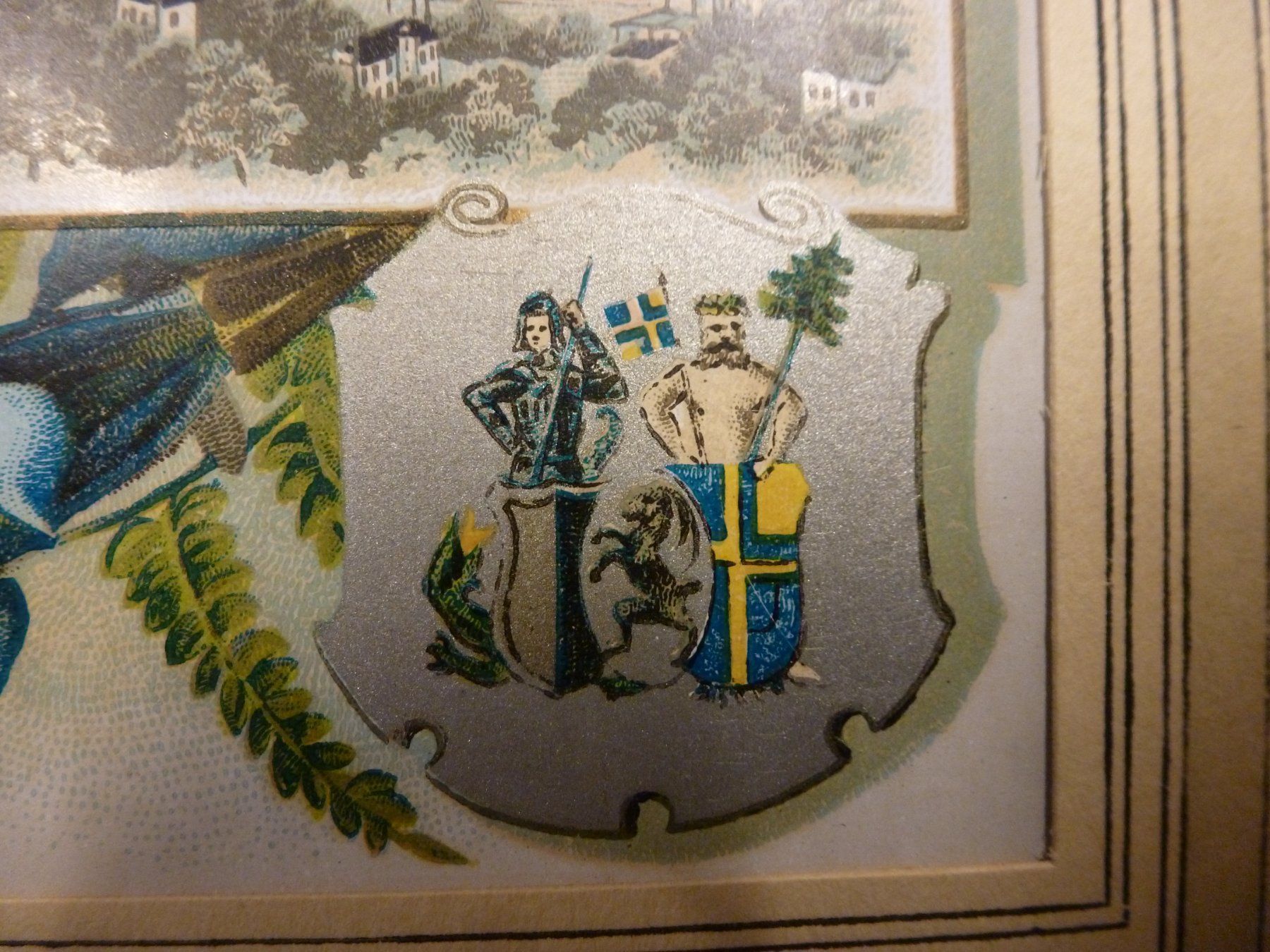 Grafica & Litografie: Lithografie, Gerahmt "Graubünden", Ansichtskarte? – Usato da Schwerzenbach venduto da Tamama 4