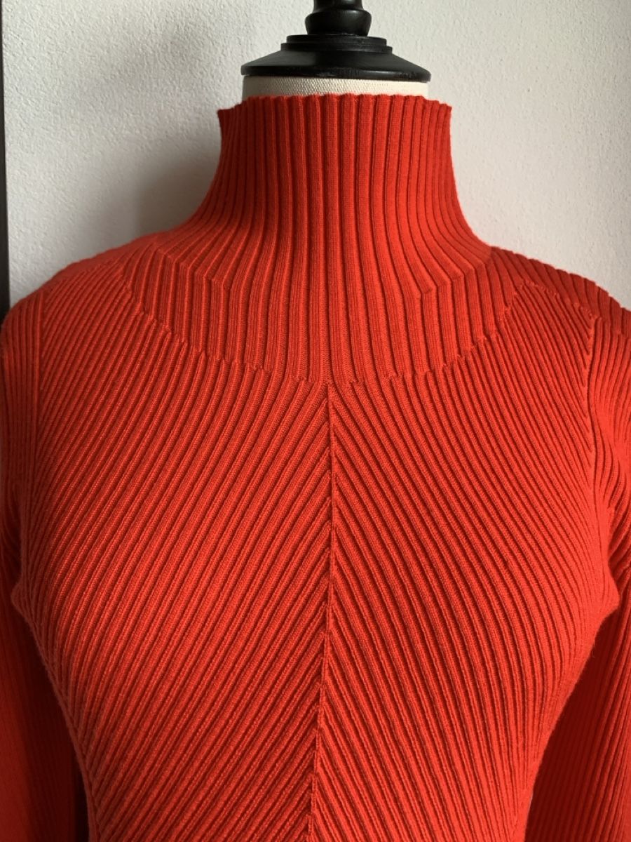 Pullover & Sweatshirts: PHILLIP LIM: Exklusiver rot/oranger Rollkragenpullover, M – Neu (gemäss Beschreibung) aus Luzern von designluzern 2