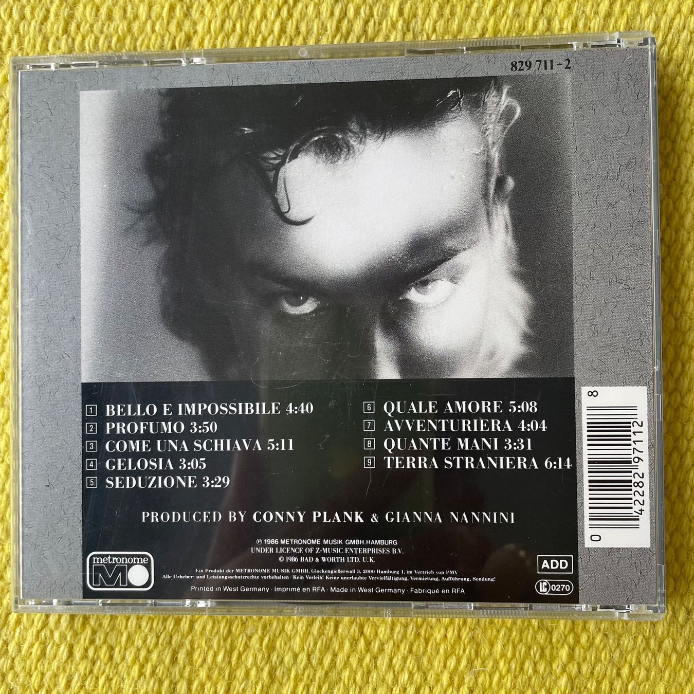 CDs: GIANNA NANNINI-PROFUMO – D'occasion à Rorschacherberg par CD-Roli 1