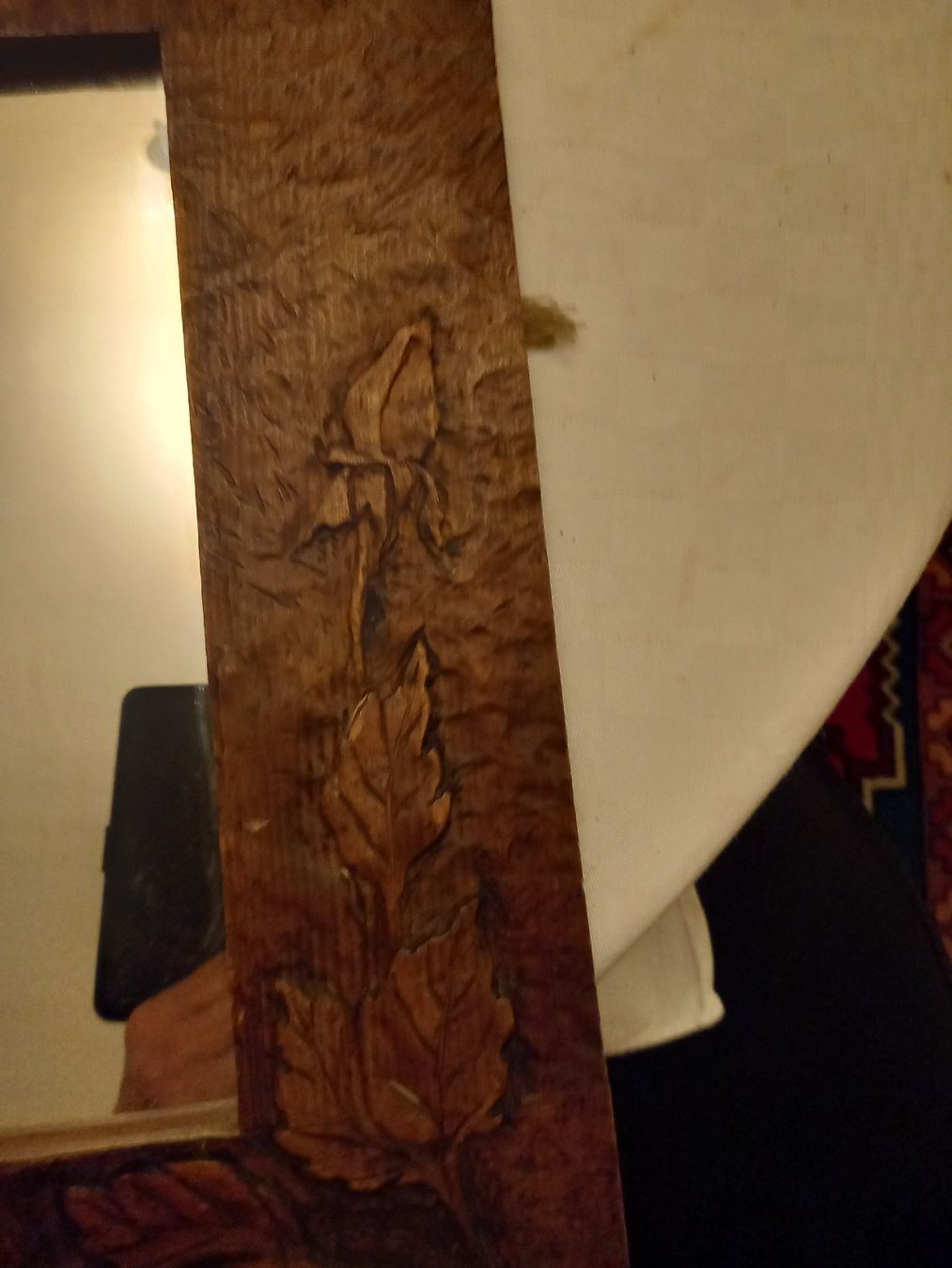 Articoli in legno: Antik  Wand Speigal mit GeschnitztesHolzrahma – Usato da Bern venduto da Imamrashed 3