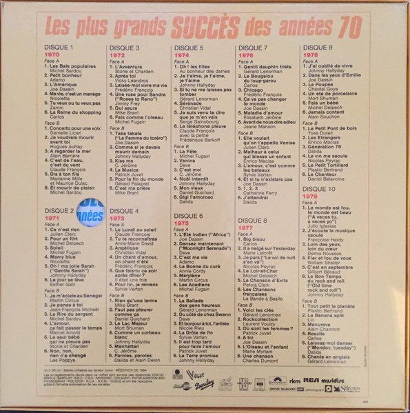 Dischi in vinile: Les plus grands succés des années 70 – Usato da Aigle venduto da Marcagapit 1