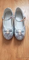 Silberne Mädchen Schuhe, Grösse 36 festlich, Glitzer!