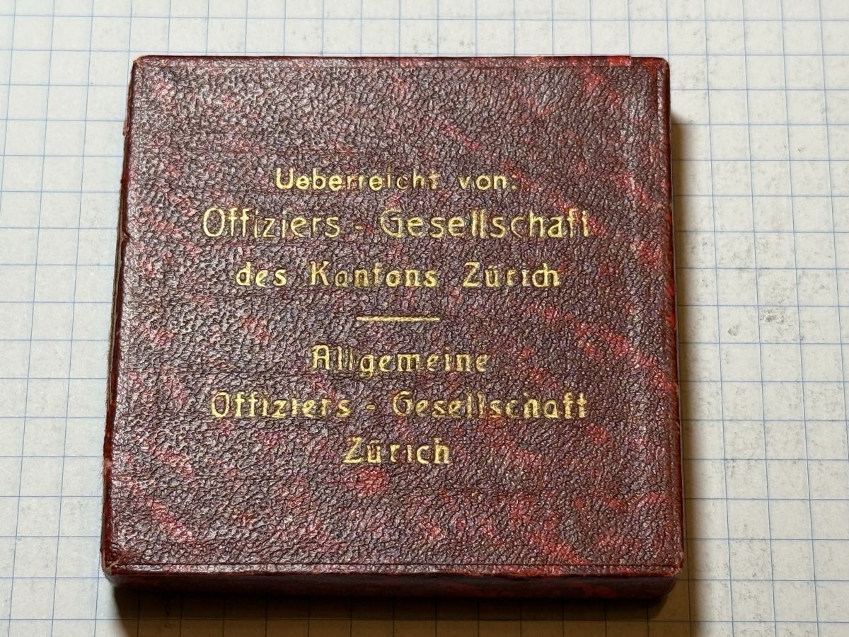 Medaillen: Medaille Schweizer Generäle in Etui  – Neu und originalverpackt aus Zürich von daki81