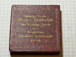 Medaille Schweizer Generäle in Etui 