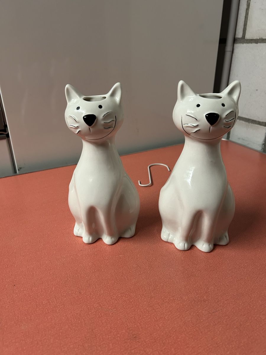 Umidificatori d'aria: 2 Katzen Keramik Wenko Luftbefeuchtern  mit Haken  – Usato da Lanzenhäusern venduto da vic63 1
