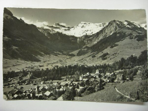 Ansichtskarten: AK  Adelboden mit Boden – Gebraucht aus Gundetswil von Egro01