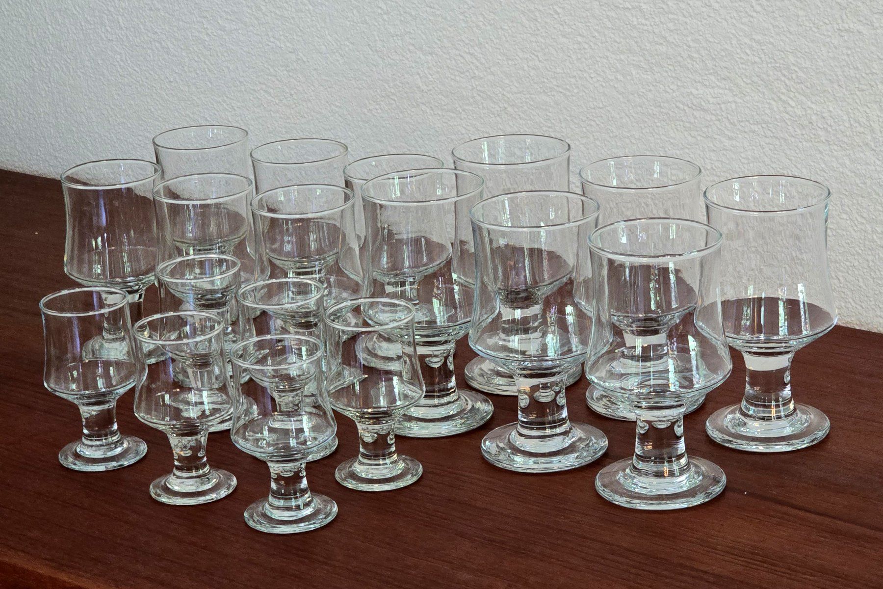 Holmegaard Gläser: 18er Set Holmegaard Hamlet Schiffsgläser 1958 unbenutzt – Neu (gemäss Beschreibung) aus Burgdorf von nisut 1