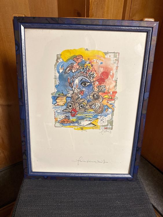 Feliks Büttner „Ferienträumenuit“ Aida Offset Druck unikat Kaufen