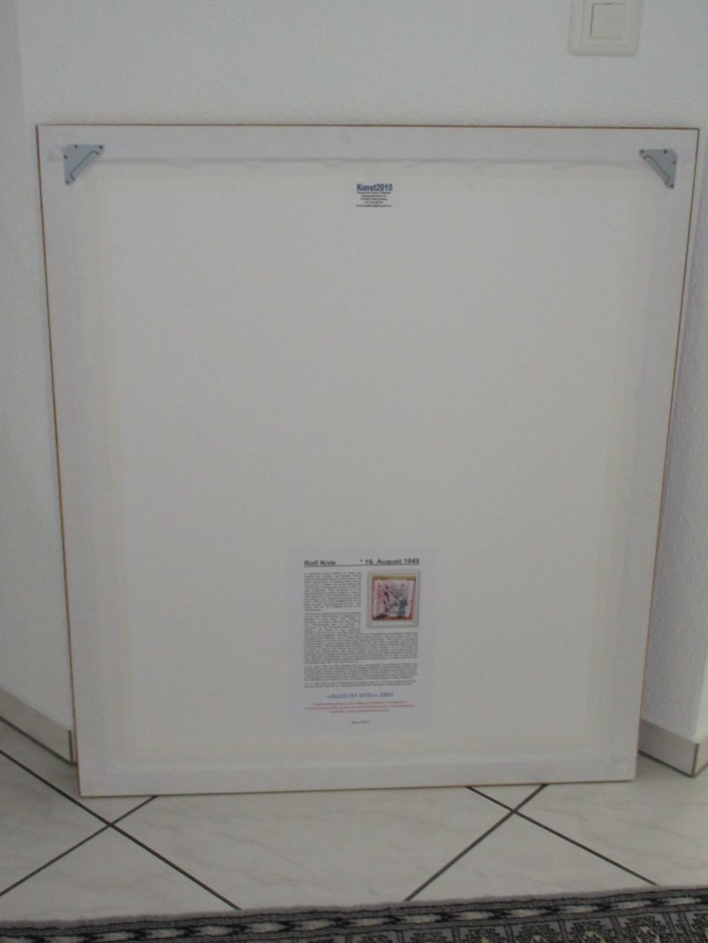 Grafica & Litografie: Rolf Knie ALLE SIND EITEL  hs./hn. 5/65 – Usato da Weinfelden venduto da Kunst2010 8