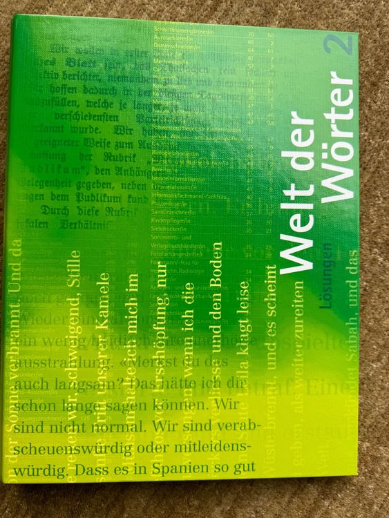Welt der Wörter 2 Lösungen und Kopiervorlagen ( Ordner) Kaufen auf