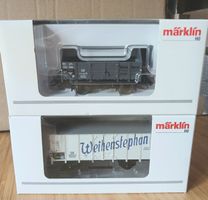 Märklin HO 46022+48166, 2 wagons marchandises DB"Comme neufs