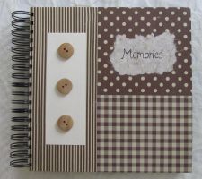 Handgemachtes Ringalbum "Memories Vintage"