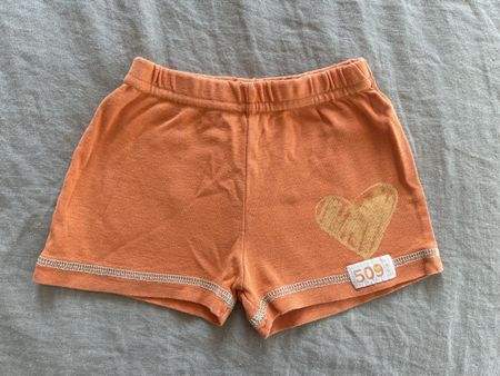 Baby Shorts, Orange, Grösse 80cm