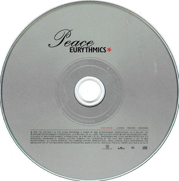 CD: Eurythmics PEACE  Annie Lennox Dave Stewart Synth-pop CD – Usato da Kandergrund venduto da Sososo 2