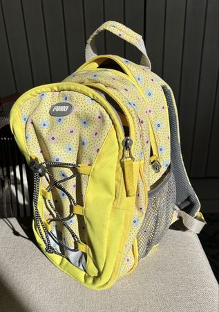 FUNKI Rucksack gelb geblümt Kinder