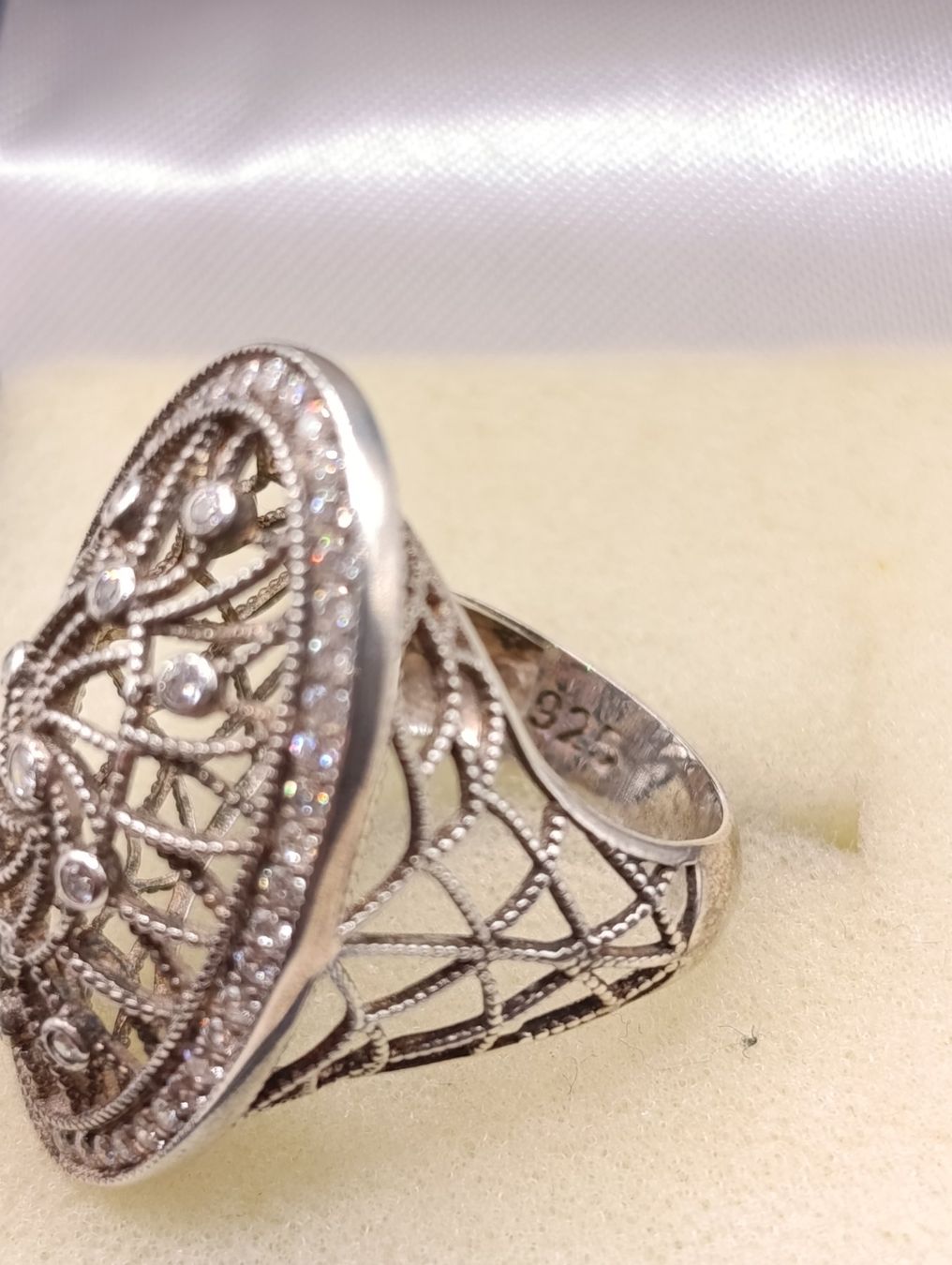Anelli: Jugendstil einmalige 925er Silber Mega schöne Ring um 1900j – Usato da Steffisburg venduto da 1.Schmuckschatulle 6