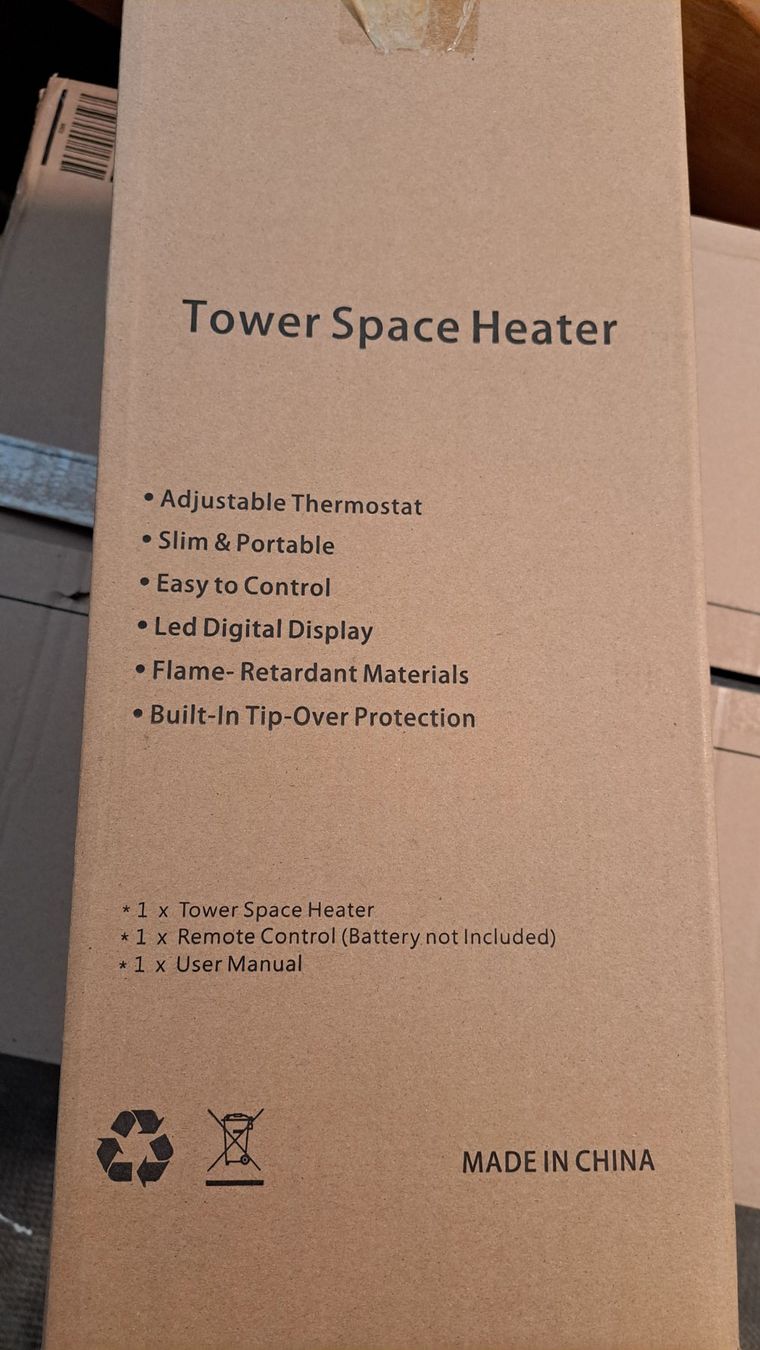 Radiatori: Heizlüfter Tower Space Heater – Nuovo e nell'imballaggio originale da Basel venduto da basileaner87 4