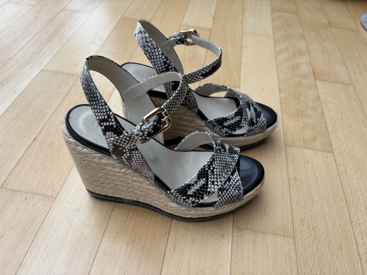 Hogan Scarpe da donna: Wunderschöne Keilsandalette von Hogan – Nuovo (secondo la descrizione) da Affoltern am Albis venduto da Feldritter