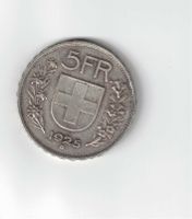 1925 Grosse Fr. 5.- Silber