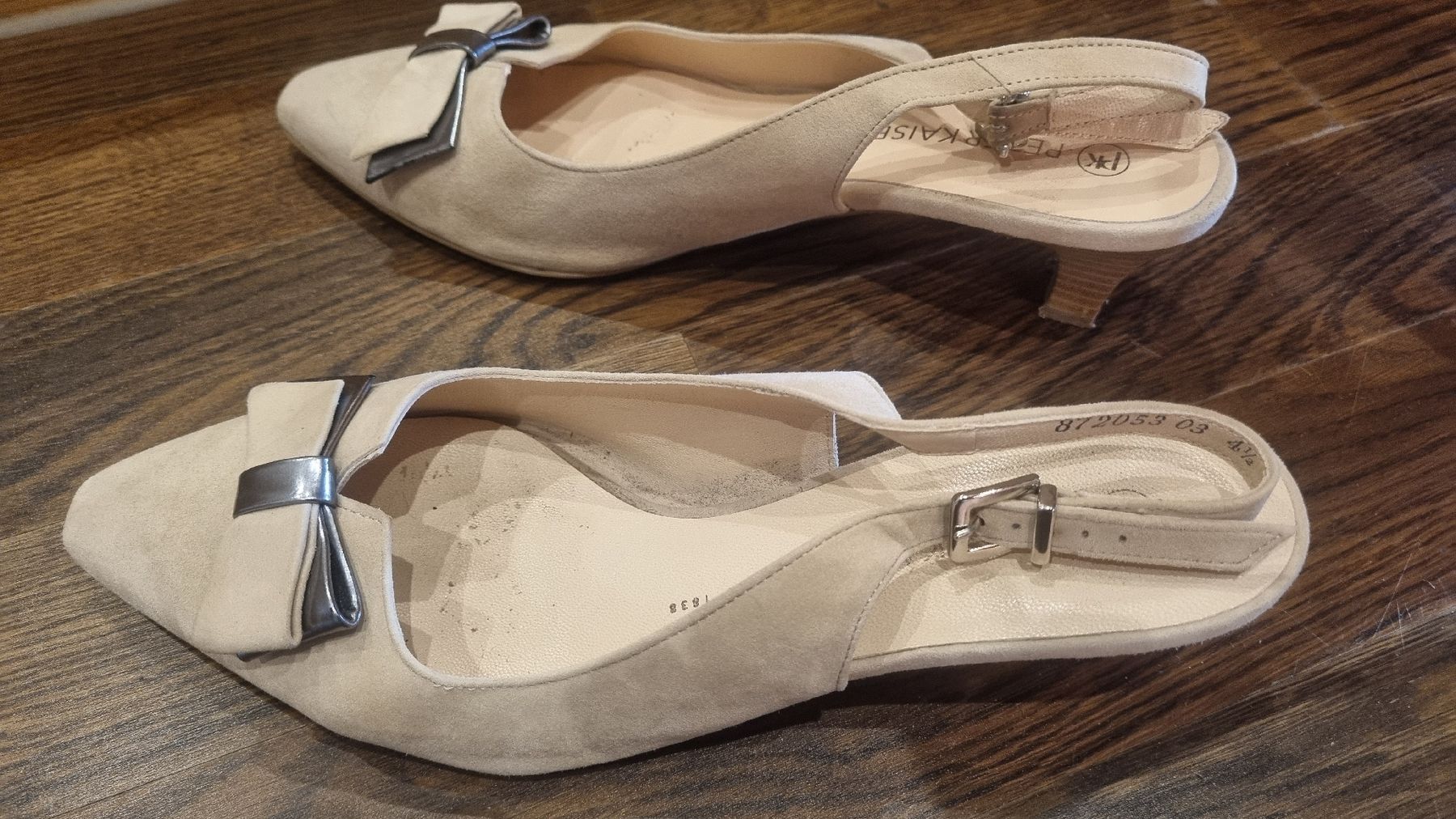 Kaiser Scarpe da donna: Peter Kaiser! Slingbacks mit Kittenheel, Gr. 4 1/2 – Usato da Oftringen venduto da MalousAllerlei 2