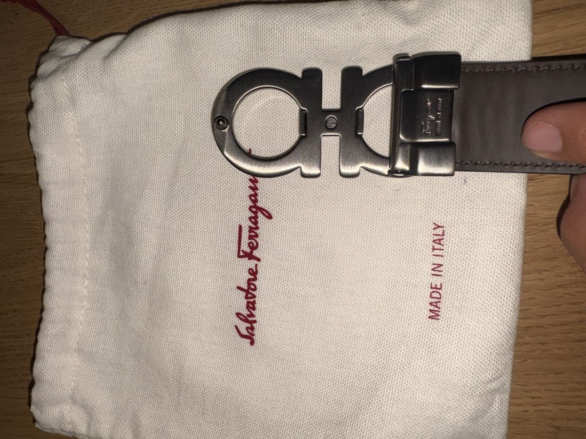 Salvatore Ferragamo Gürtel: Salvatore Ferragamo Double Gancini Leather Belt – Neu und originalverpackt aus Zürich von sar_ck7h 2