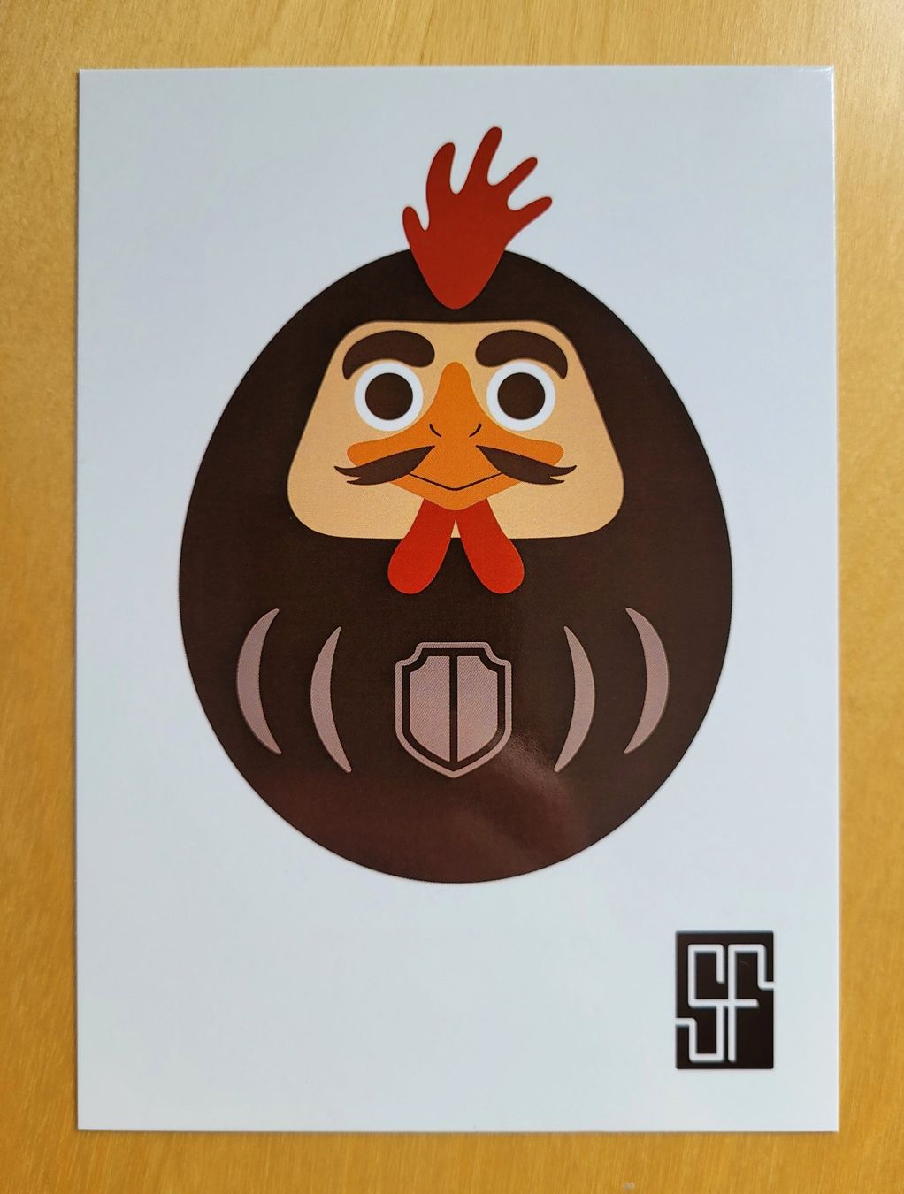 Cartoline postali: Postcard Rooster / Daruma Zodiac Collection – Nuovo (secondo la descrizione) da Bellinzona venduto da SFdesign 1