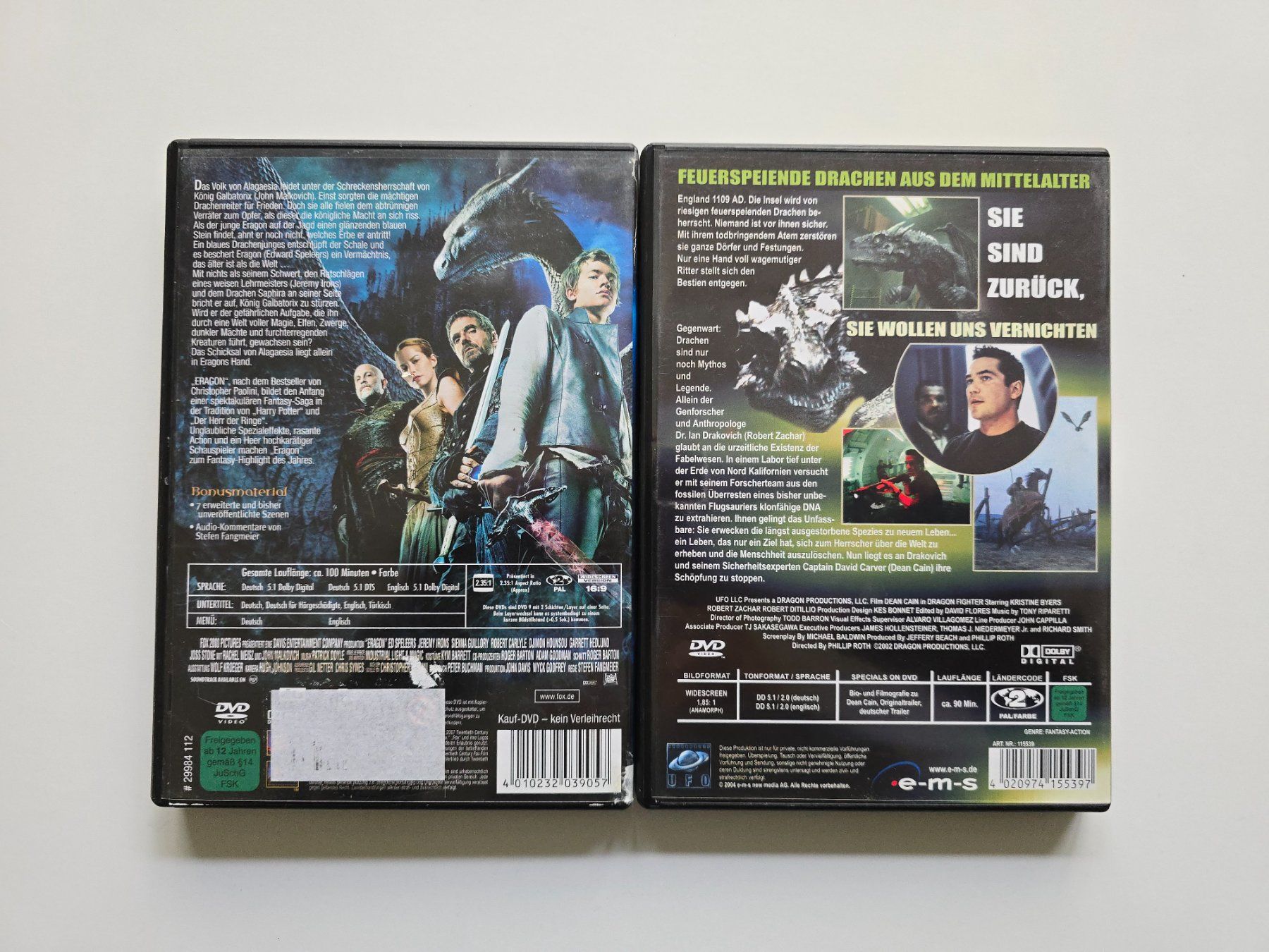 Tutti i DVDs: 2 DVD Drachen – Usato da Dättlikon venduto da Wundertuete_ 1