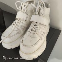 Baskets compensées blanches, taille 40 - Tendance!