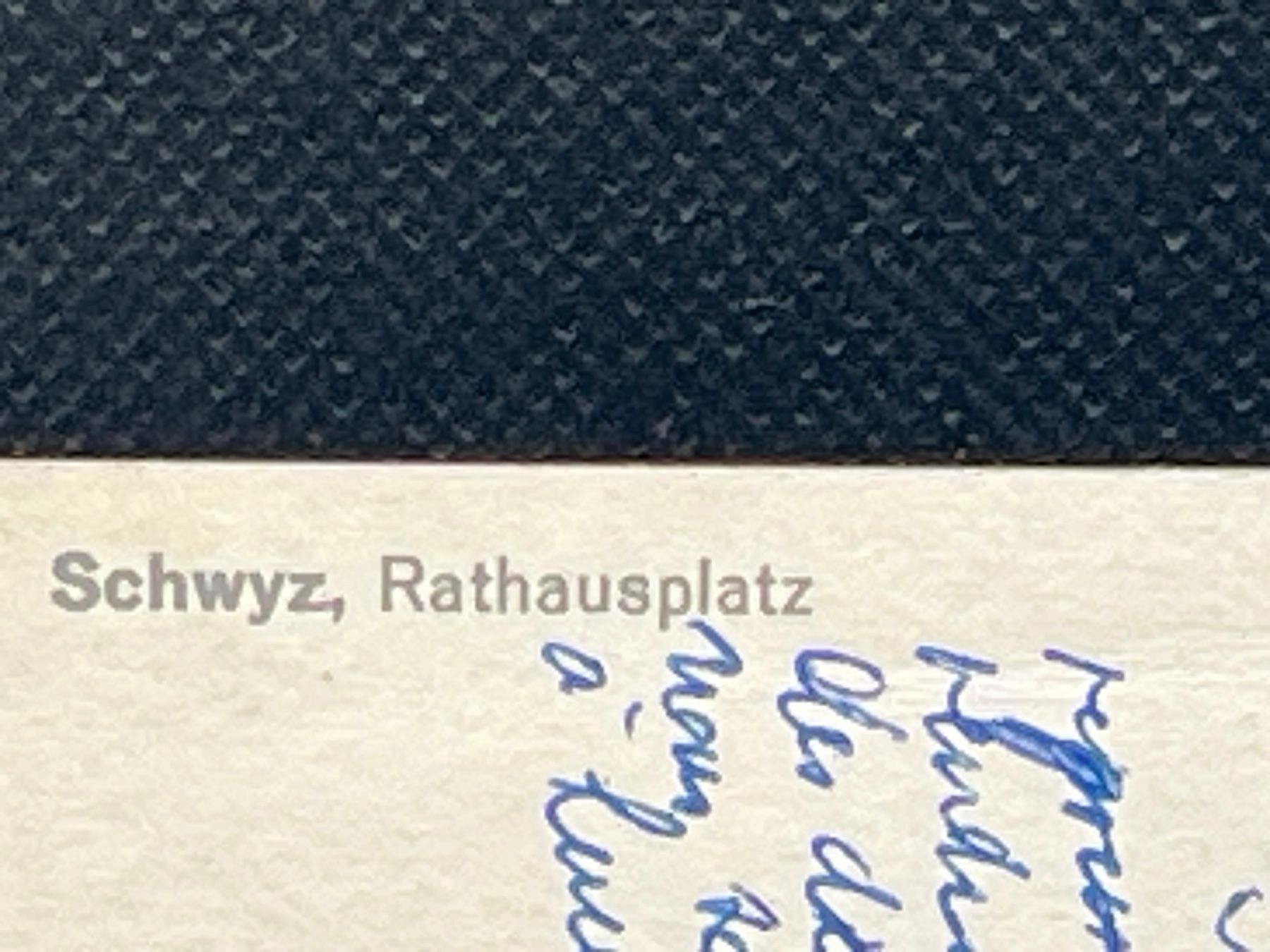 Cartes postales: Schwyz Rathausplatz – D'occasion à Widnau par Brusi9 1