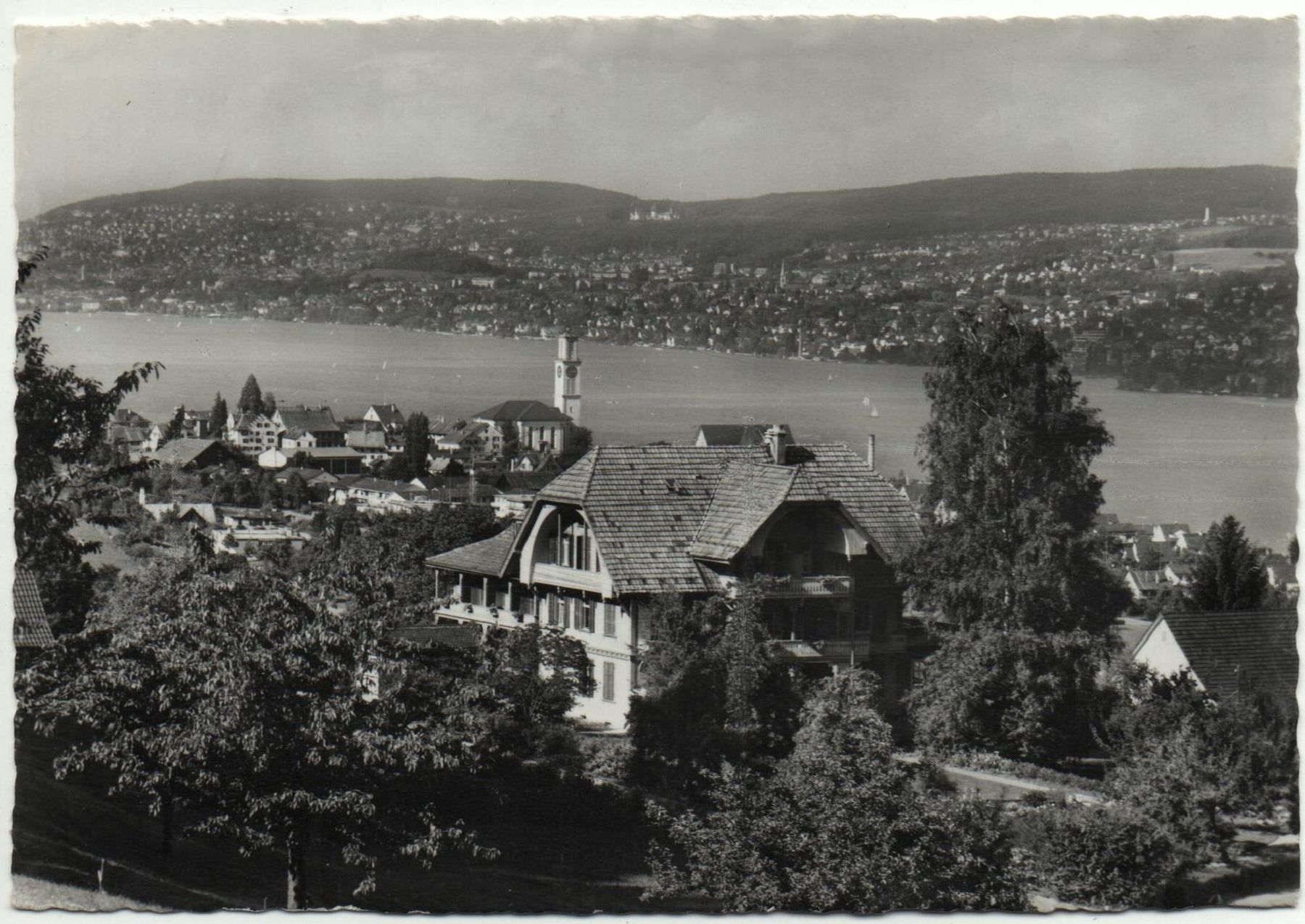 Cartoline postali: OBERRIEDEN Christ. Erholungsheim Bergli – Usato da Jona venduto da philajona