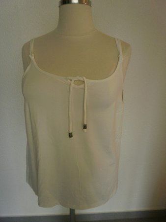 Top spaghetti blanc T. 44 et 46