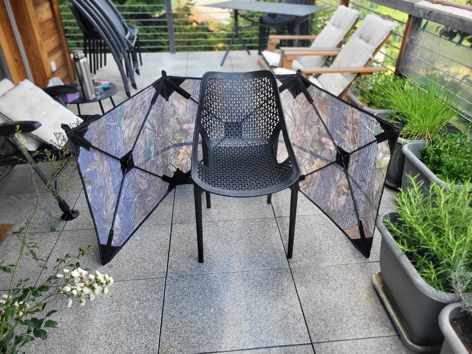 Canne da pesca: Brise-Vent Ultra-léger, Camping, balcon, terrasse, pêche... – Nuovo e nell'imballaggio originale da Haute-Nendaz venduto da EmptyCloset 1