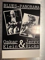 plakat: blues panorama, oskar klein & jerry ricks, 59/41 cm