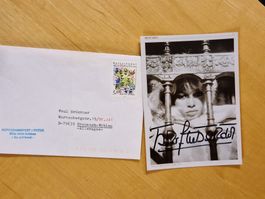Brigitte Bardot, Original Autogramm auf Foto in s/w