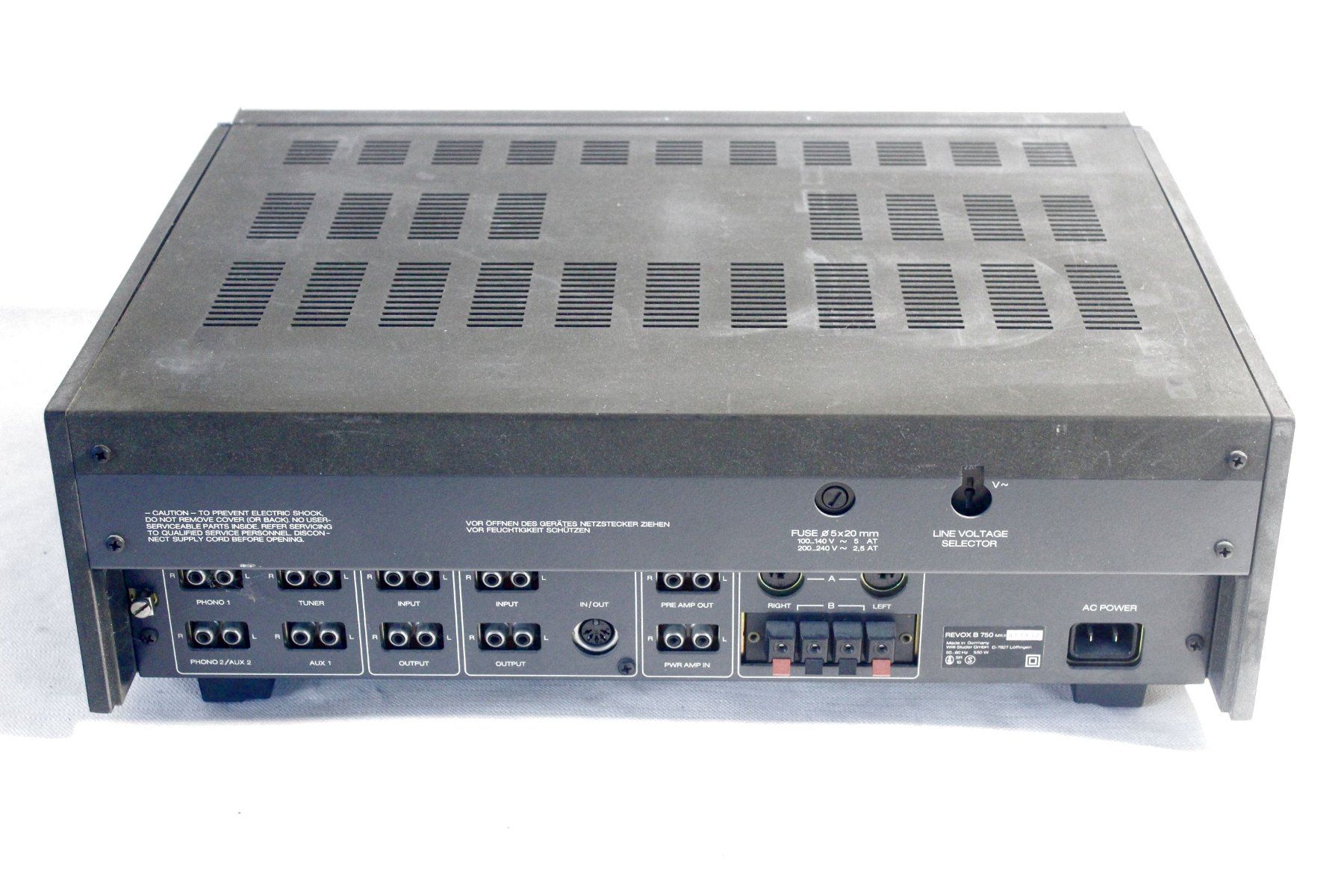 Revox Amplificateurs: Klassiker der Willi Studer GmbH: REVOX B 750 Mk. II – D'occasion à Bern par kultiges 8