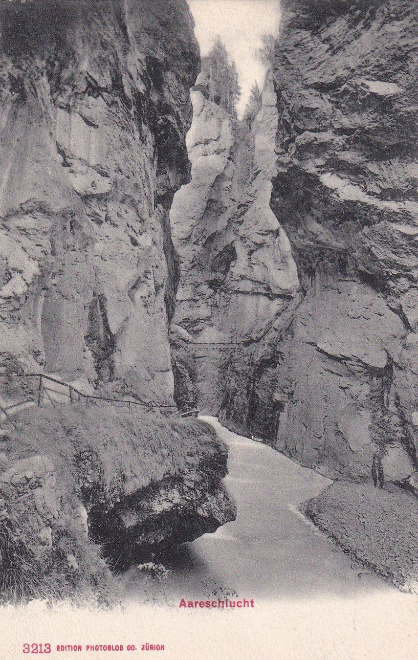 Cartoline postali: Aareschlucht N°3213 – Usato da Cormoret venduto da Pascalll2001