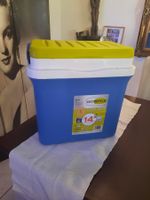 Kühlbox Giostyle Bravo 25 blau gelb gebraucht