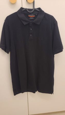Pierre Cardin Polo Shirt, Schwarz, Sommer-Look, Gr. L