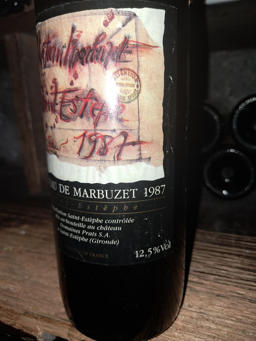 Wein: Château de Marbuzet Saint-Estèphe 1987 – Neu und originalverpackt aus Le locle von juliensaran 2