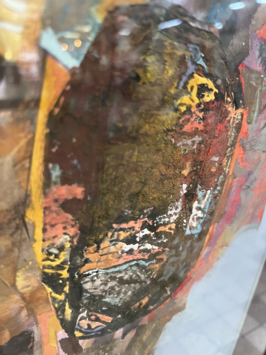 Gemälde: Tableau Abstrait Signé Année 1998, Encadré.Sous verre – Gebraucht aus Genève von Qanil77 6