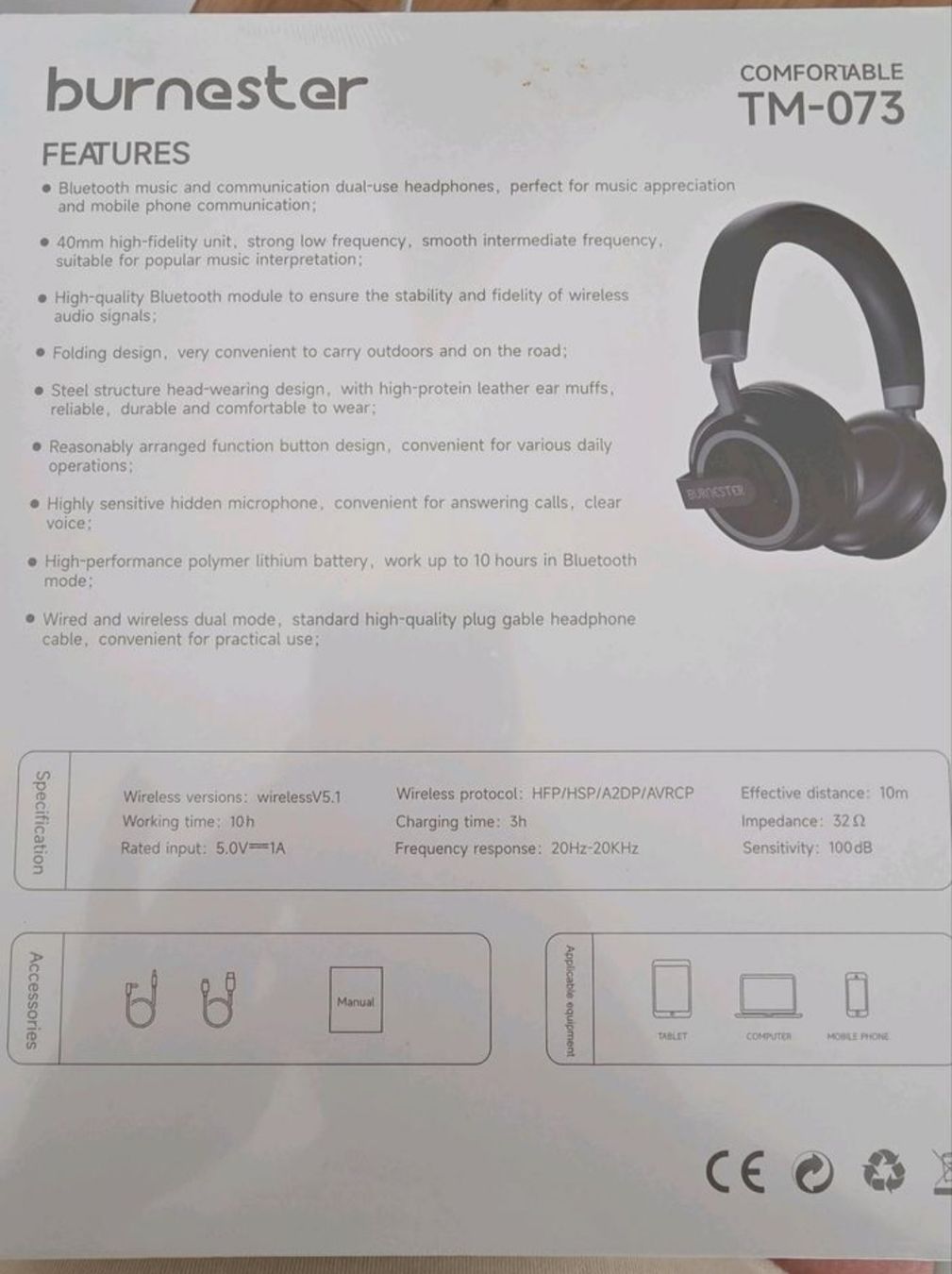 Kopfhörer: Burnester Kopfhörer – Neu und originalverpackt aus Diepoldsau von Unique-Coins 3