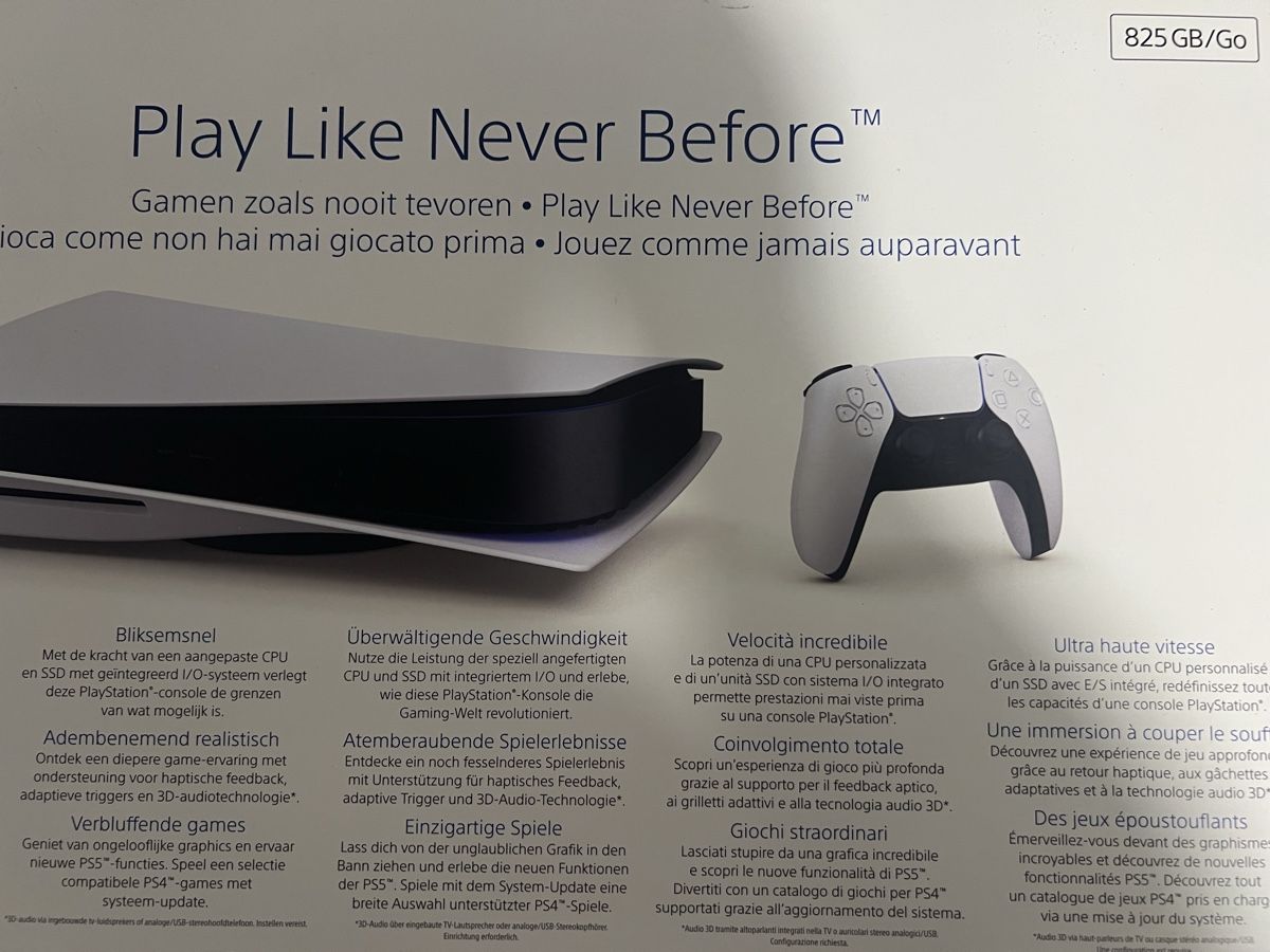 Sony Konsolen: PlayStation 5 . PS5 – Gebraucht aus Zürich von admiraal7 6