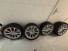4x Original Porsche 718 GTS 19 Zoll Felgen + MS Reifen