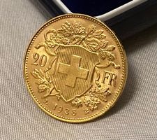 Goldvreneli SFr 20 1935 LB (Gold, Vreneli) / 660.- auf tutti