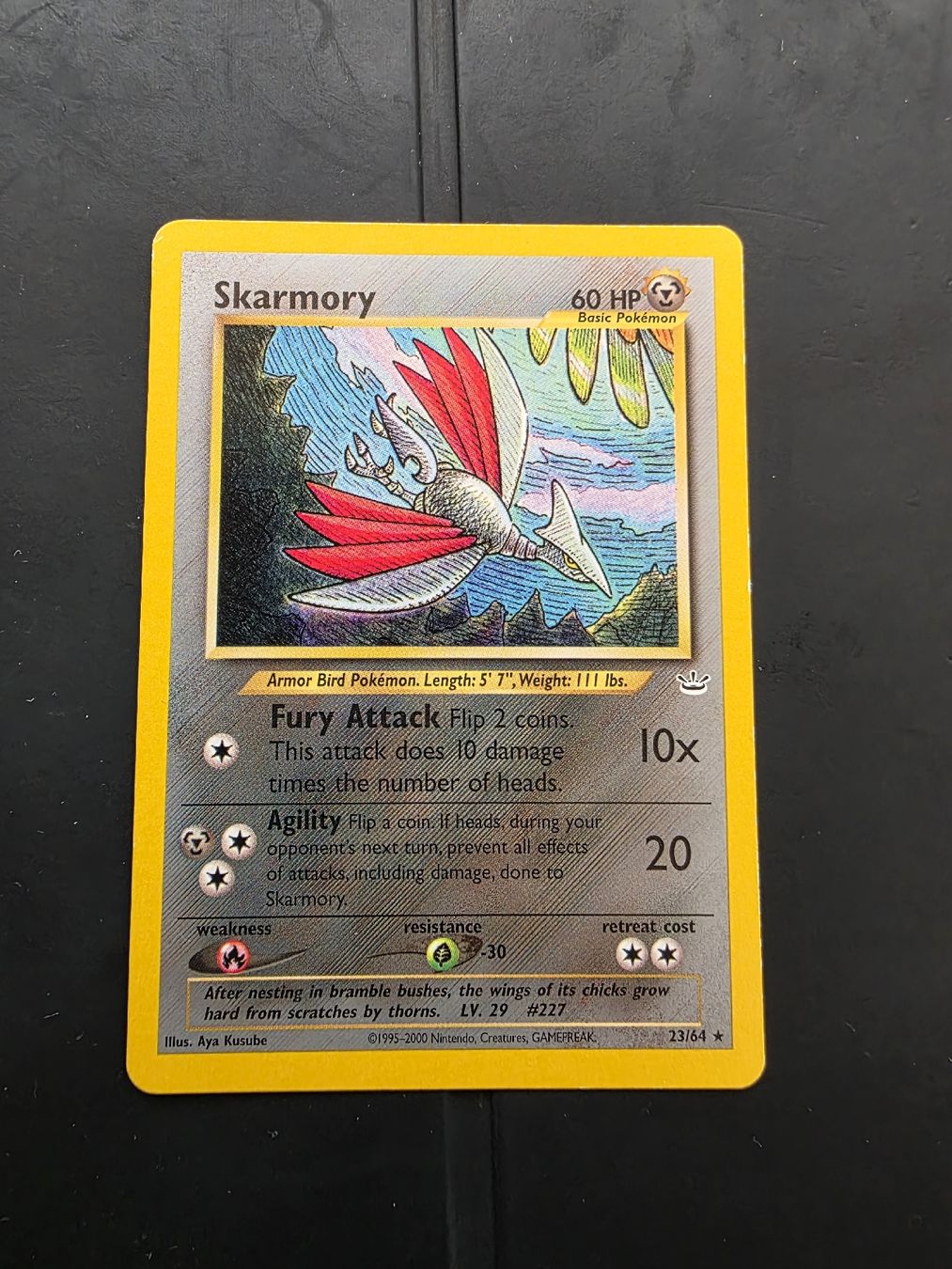 Pokémon Sammelbilder & Trading cards: Pokemon Karte - Skarmory - Selten – Gebraucht aus oberbuchsiten von thug4