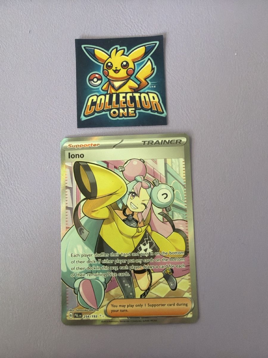 Pokémon Sammelbilder & Trading cards: Pokemon Iono Fullart Trainer mega schön – Neu (gemäss Beschreibung) aus Lommiswil von CollectorOne
