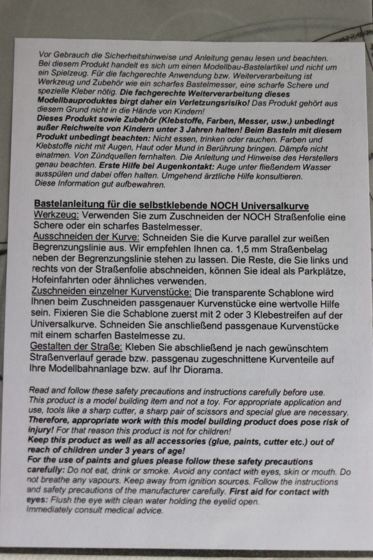 Zubehör: Strassenfolie (3445-3447) – Neu und originalverpackt aus Bäriswil BE von WWYN-Liquidationen 5