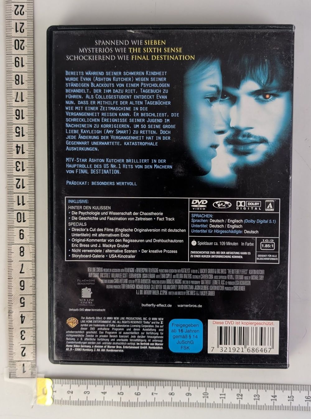Tutti i DVDs: Butterfly Effect - 2 Disc Edition - Top Zustand! – Usato da Zürich venduto da axolottchen 1